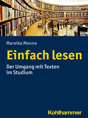 cover image of Einfach lesen